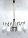 Mid-Century Large 8 arms Arredoluce manner chandelier. Italy 1950s