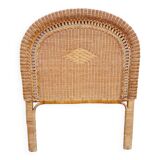 1-seater rattan headboard