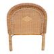 1-seater rattan headboard