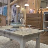 Weathered farmhouse coffee table