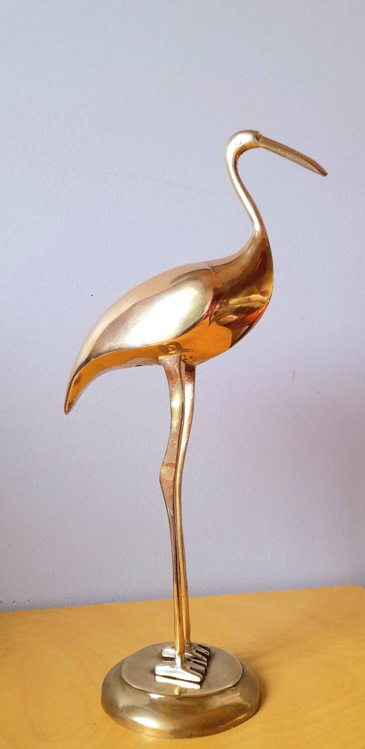 Brass ibis from the 70s
