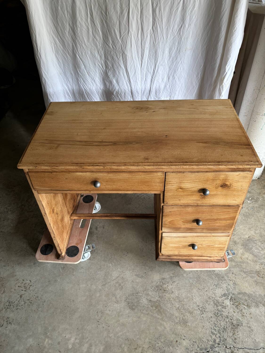 Bureau bois massif 1930