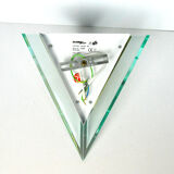 1980s modernist wall lamp Alaska Lux Lighting House Inc., Germany