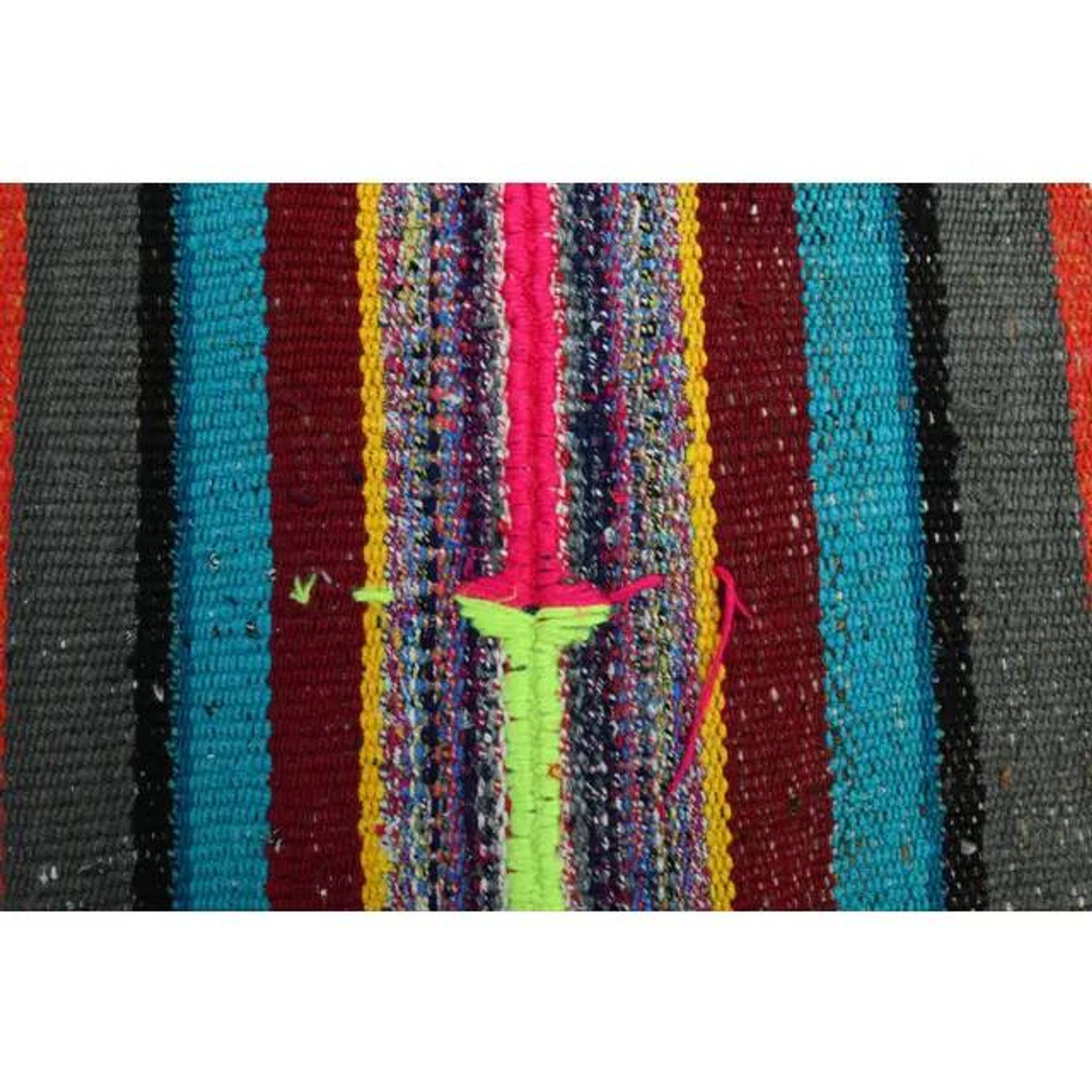 1970s Vintage Turkish Oushak Handmade Wool Cotton Purple Area Rug 137x218