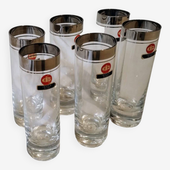 Set of 6 ingrid glas crystal champagne glasses