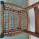 rustic wooden chair boheme craft braided rope