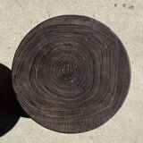 Sexy Neck - Solid wood (monoxyle) brown side table