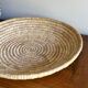 Woven straw basket