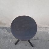 Curved wood table