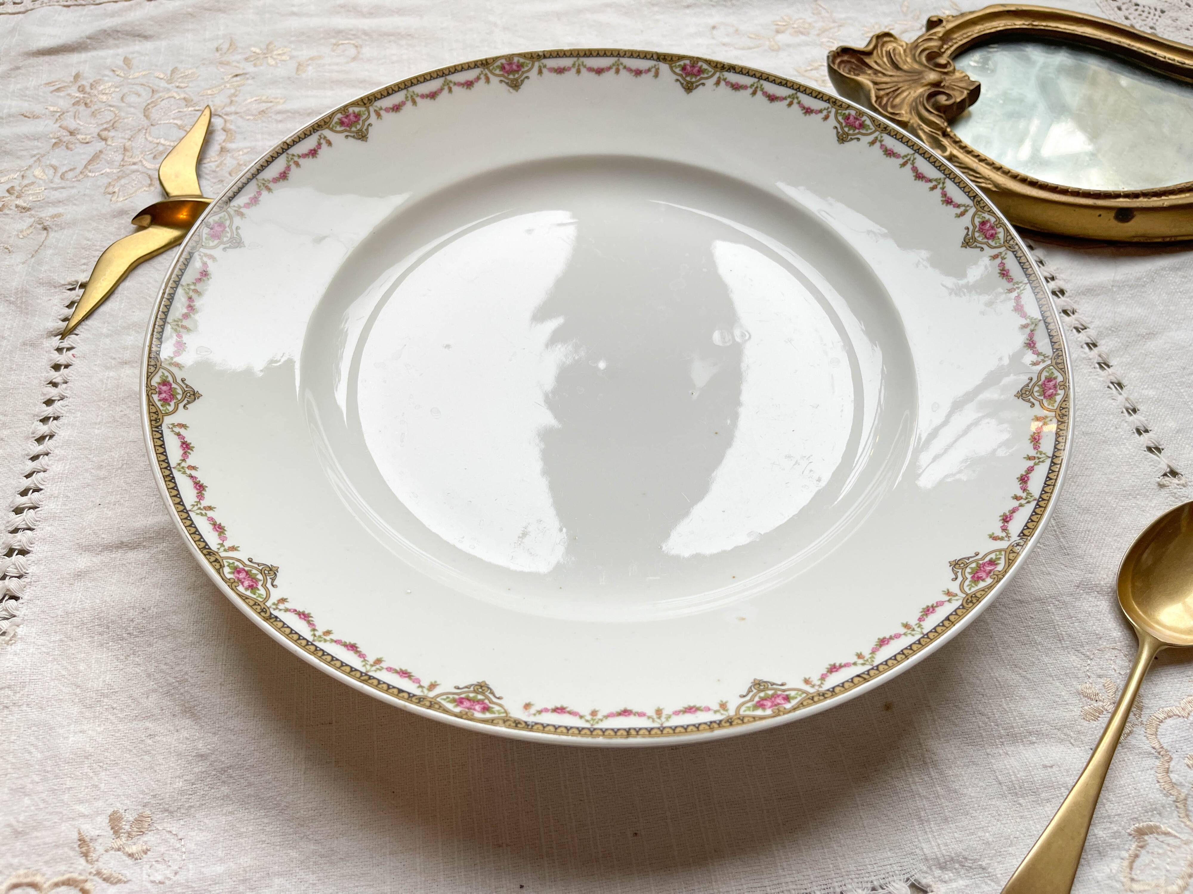 Vintage LIMOGES porcelain dish F LEGRAND & cie made in France