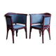 Paire de fauteuil bistrot Baumann 1930