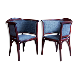 Pair of bistro chair Baumann 1930