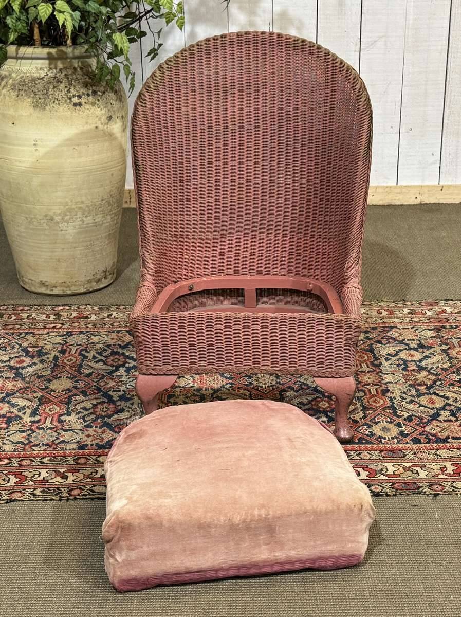 Chauffeuse anglaise de la maison LLOYD LOOM des années 1930