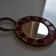 Glass and lead mirror by Irena Jaworska