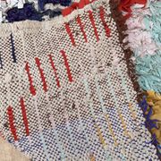 Tapis Marocain Boucherouite coloré - 74 x 185 cm