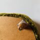 Pouf coffre moumoute vintage