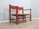 1930s Italian rustic wooden country chic bench