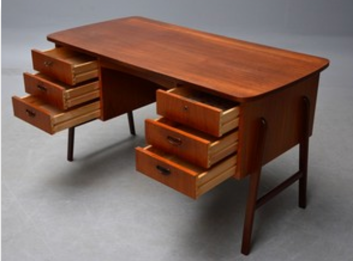 Scandinavian teak desk