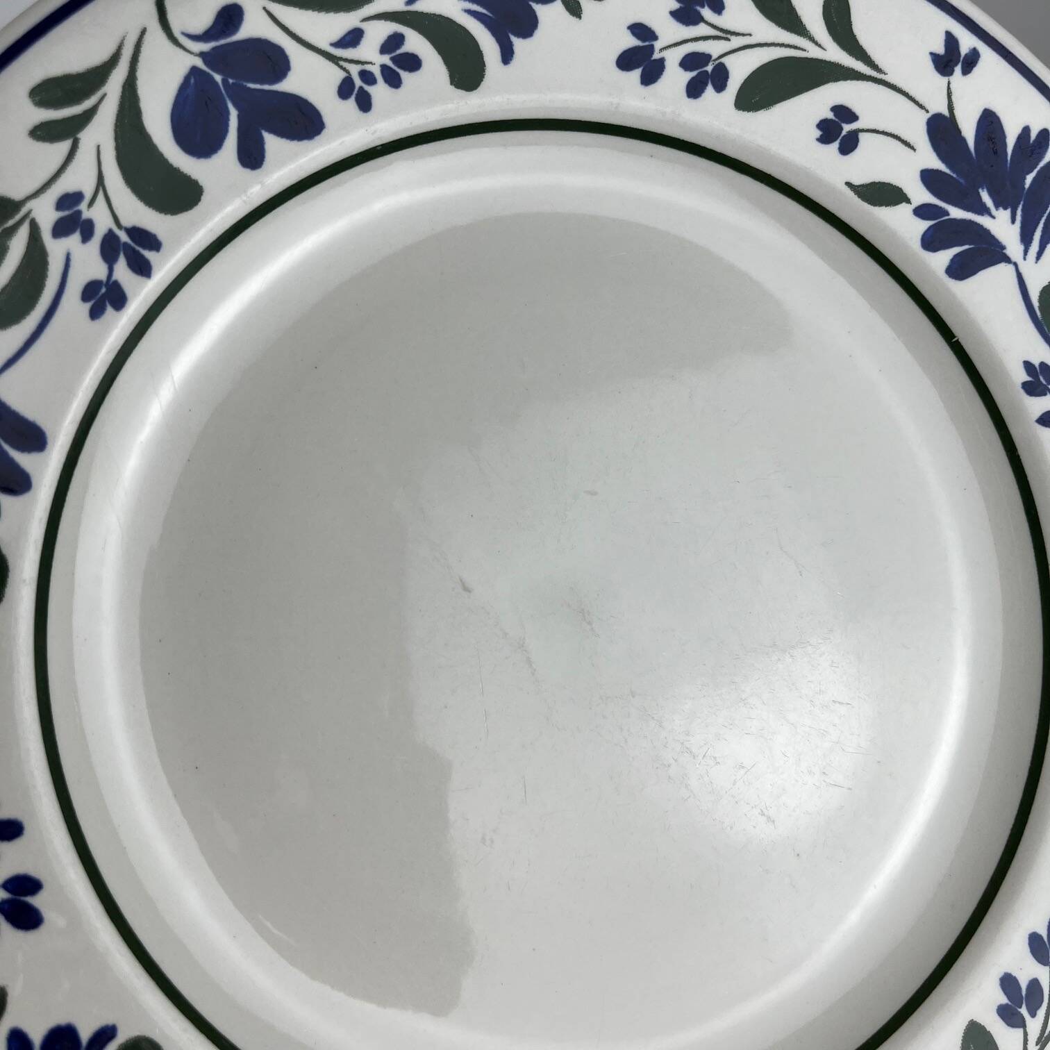Set de 6 assiettes plates Churchill England, motif  fleur, 1970