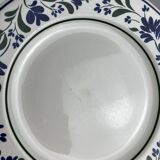 Set de 6 assiettes plates Churchill England, motif  fleur, 1970