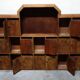 Large vintage wooden mailbox block