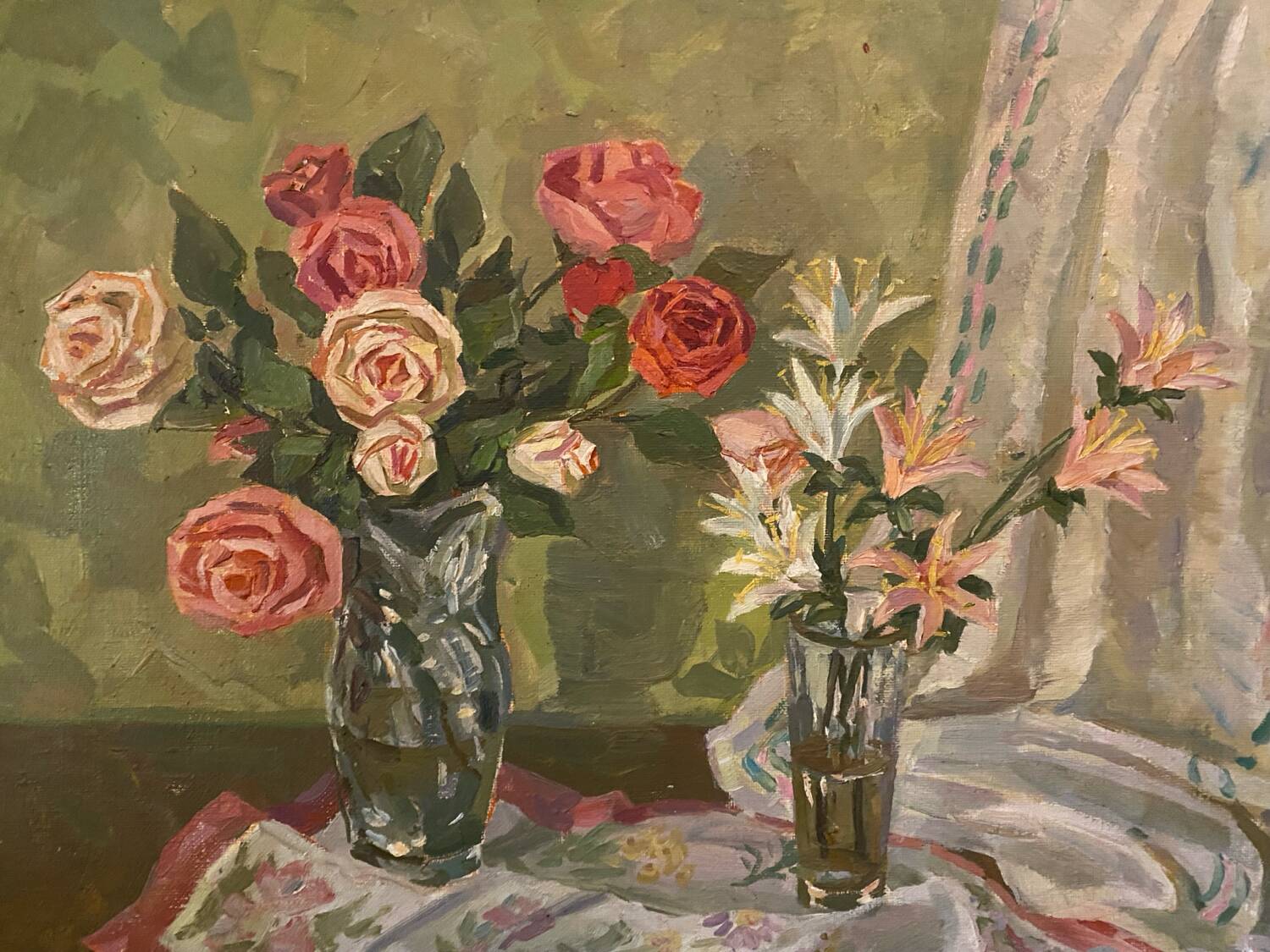 Still life Russian school from 1993