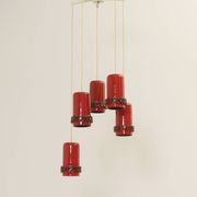 Ceralux cascade lamp by Hans Welling for Ceramano, Germany, 1960s