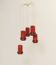 Ceralux cascade lamp by Hans Welling for Ceramano, Germany, 1960s