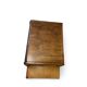 A vintage Italian chest of drawers, made of veneered walnut and solid wood,