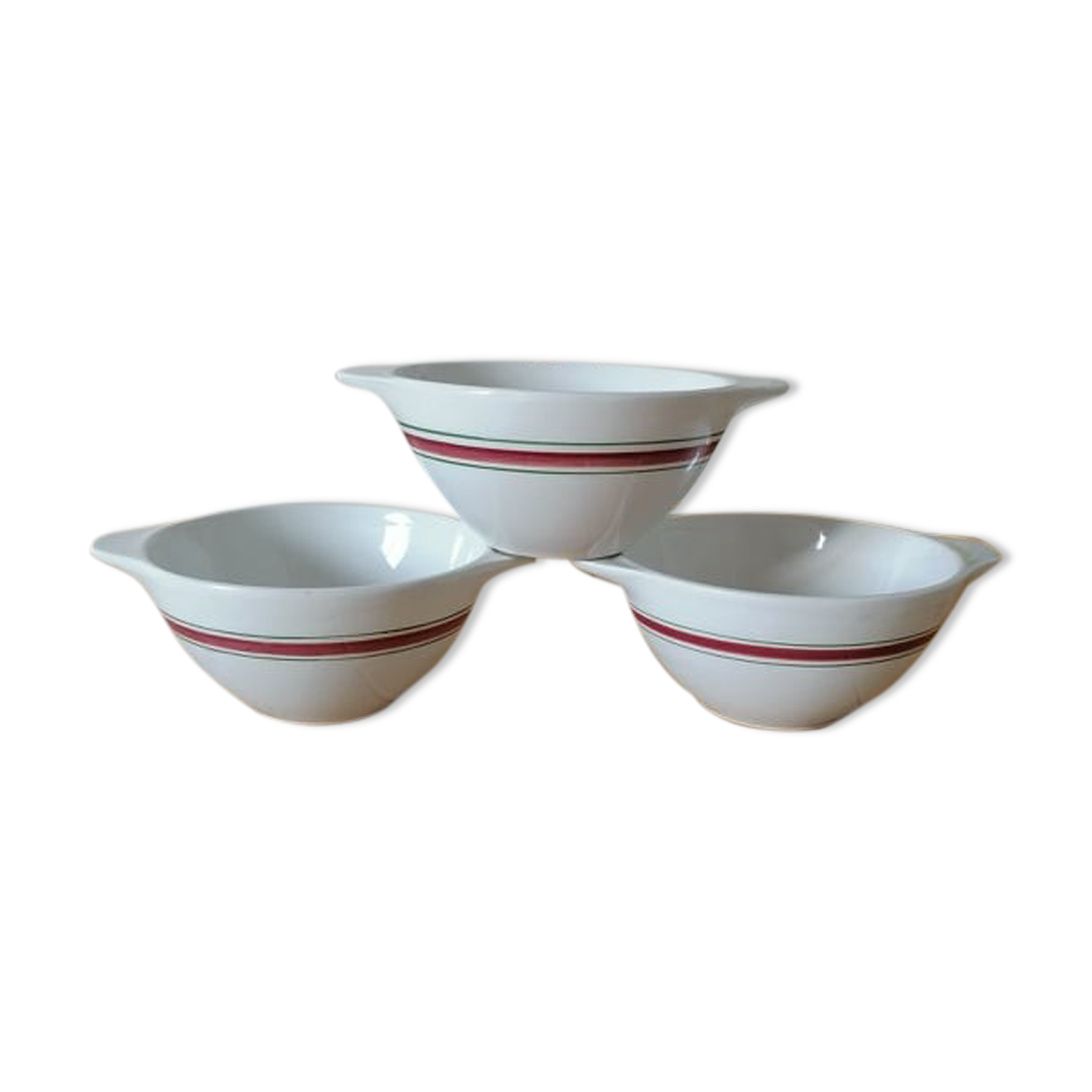 Breakfast bowls with handles