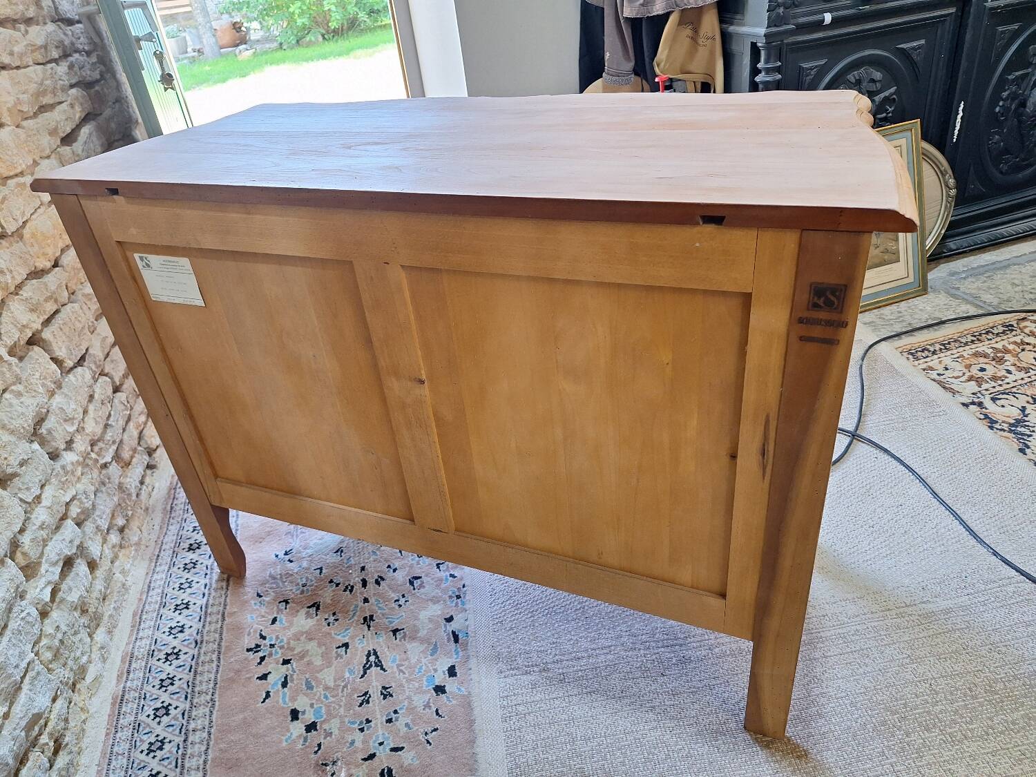 Solid cherry chest of drawers