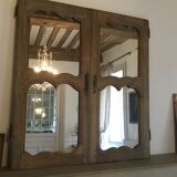 Mirror in old window