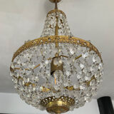 Hot air balloon chandelier with tassels