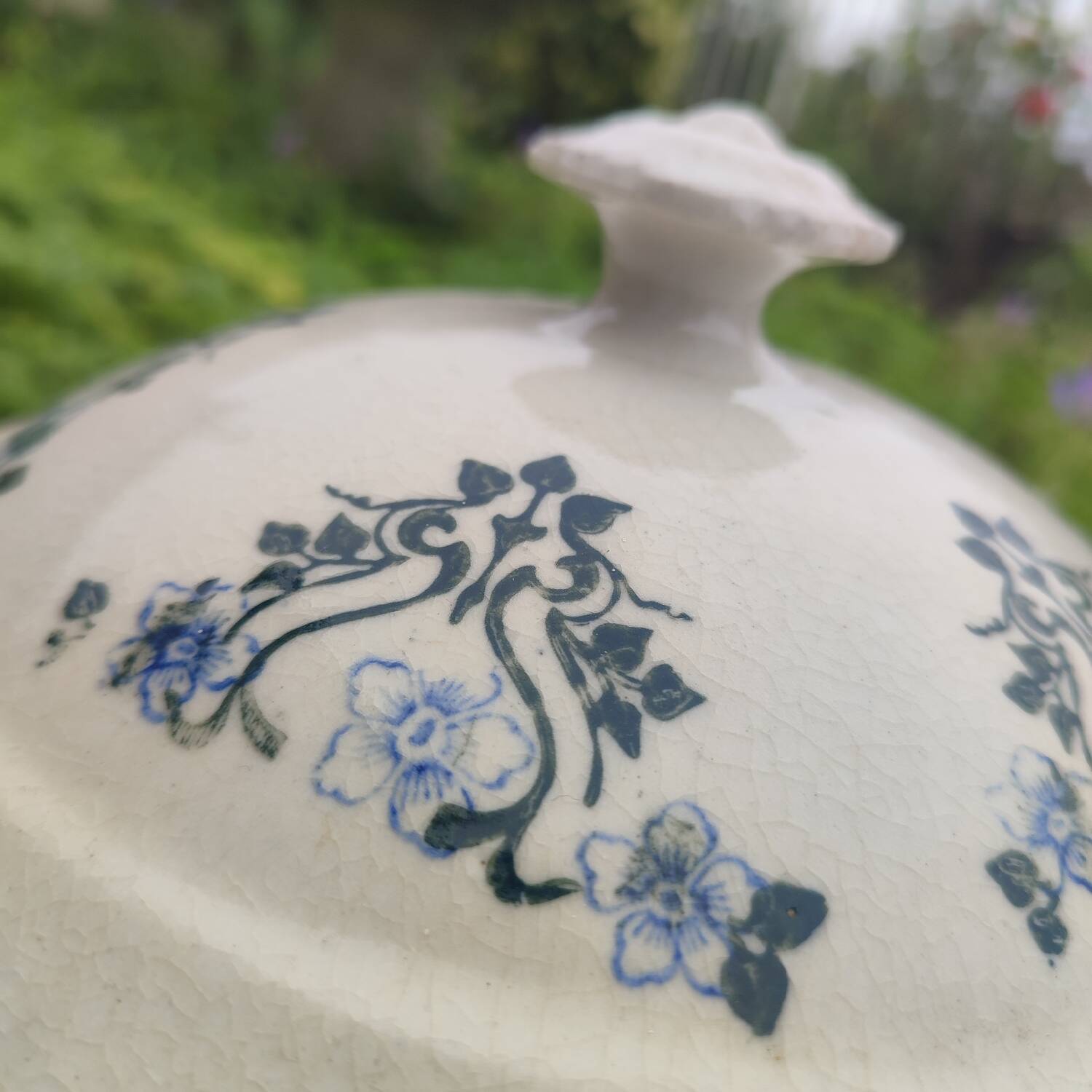 Art Deco tureen earth steel Saint Uze