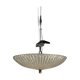 Ceiling chandelier in murano art deco glass