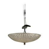 Ceiling chandelier in murano art deco glass