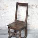 Chaise Lorraine, chaise d'appoint en bois XVIIIe