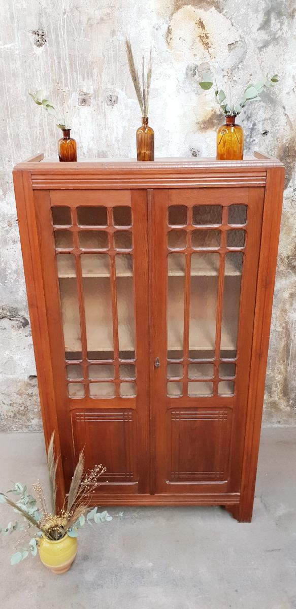 Glass-glazed Parisian wardrobe