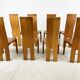 Set of 8 dining chairs by Rob & Dries van den Berghe, 1980s