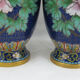 Paire de vases en bronze émail cloisonné chinois chine