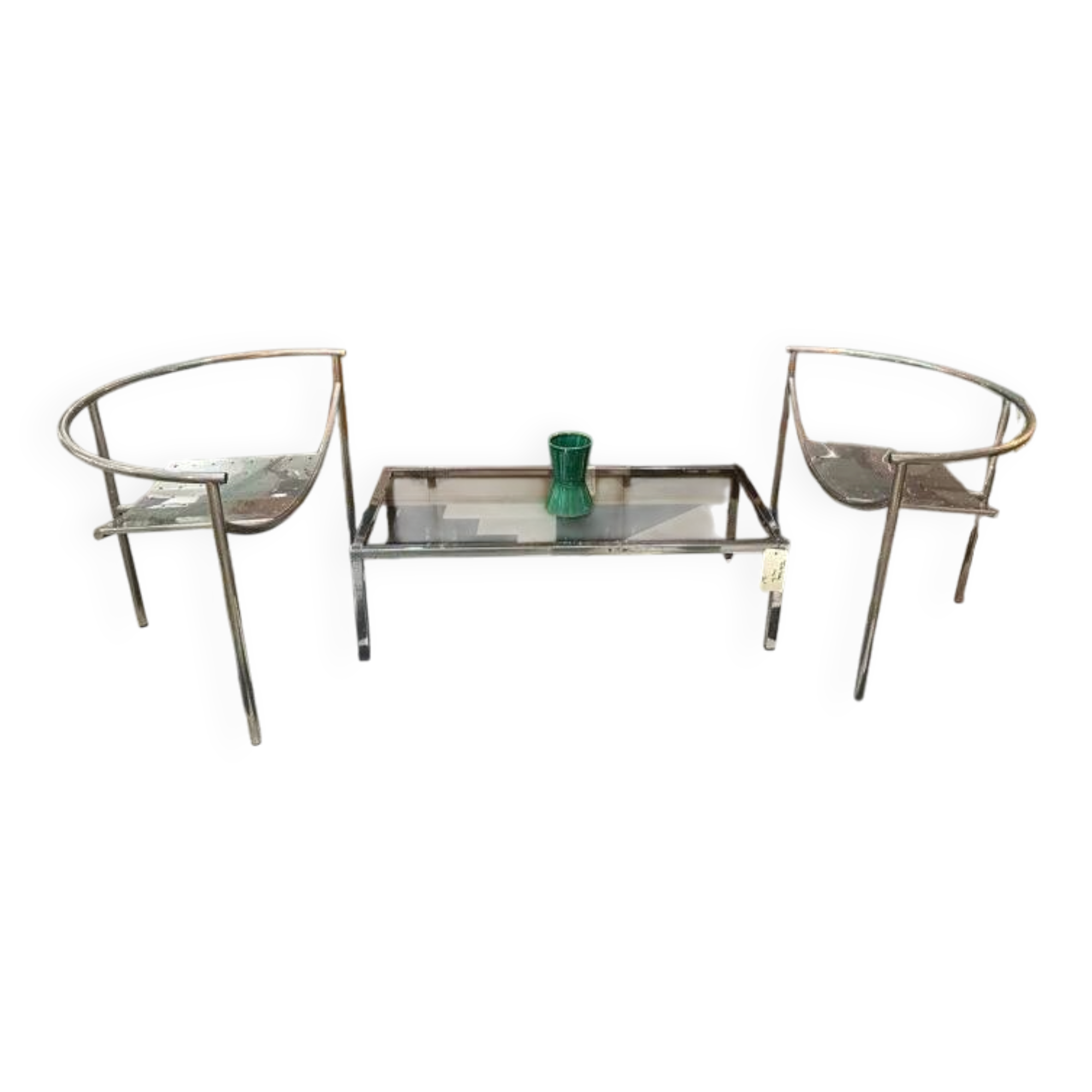 2 Dr Sonderbar armchairs by Starck