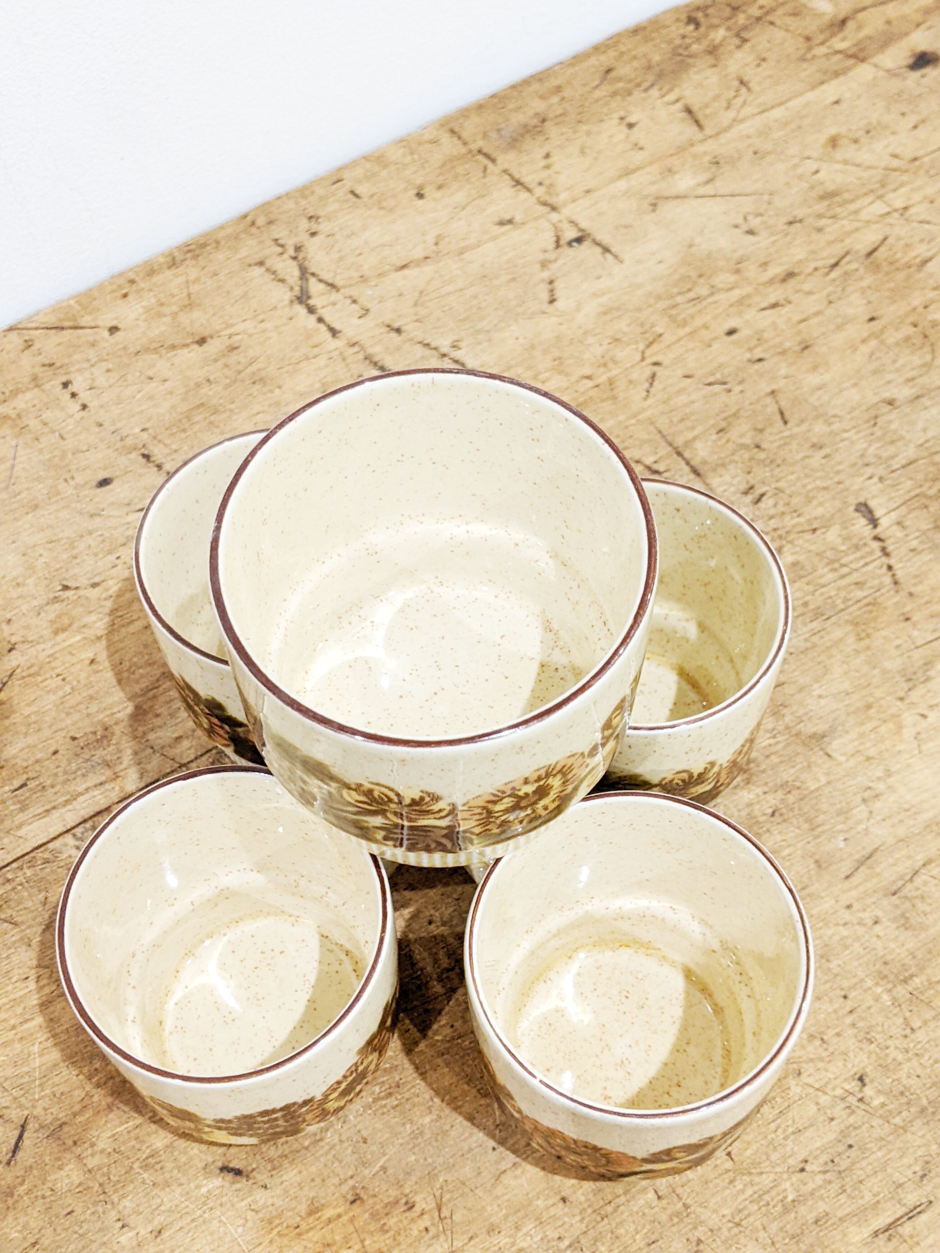 **Rare** Poole Pottery vintage coffee service. Thistlewood model (Thistle wood). Very good condition.