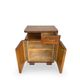 Tables de chevet Art déco italiennes en noyer, années 1940.