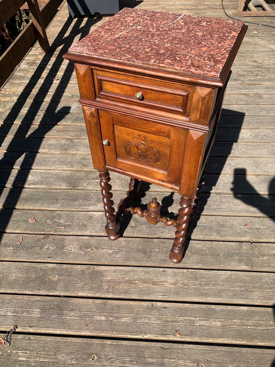Henri II night table, late 19th century