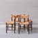 Set of Four Sentou 'Dordogne' Model Mid-Century Dining Chairs