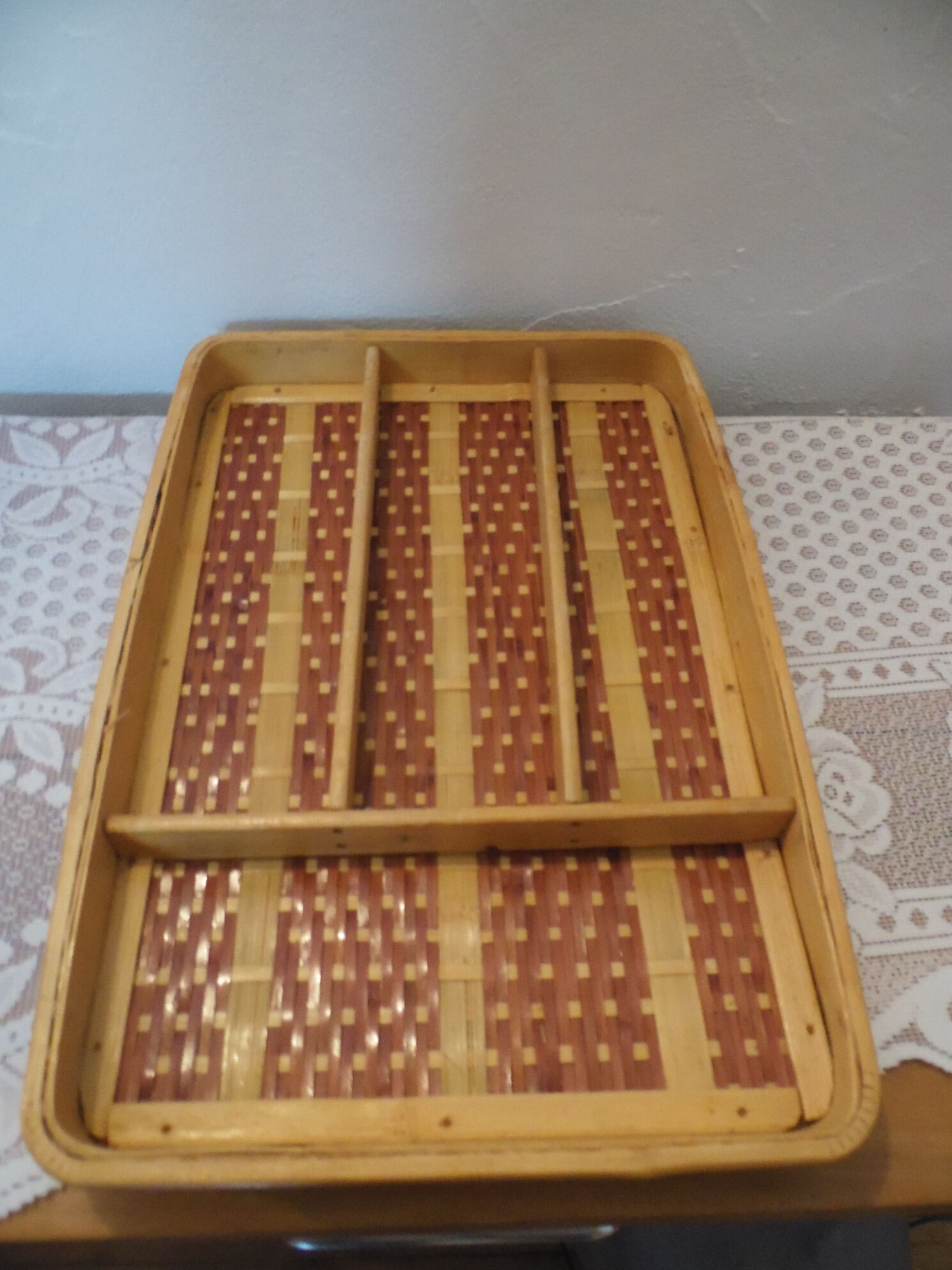 Range couvert osier et bambou