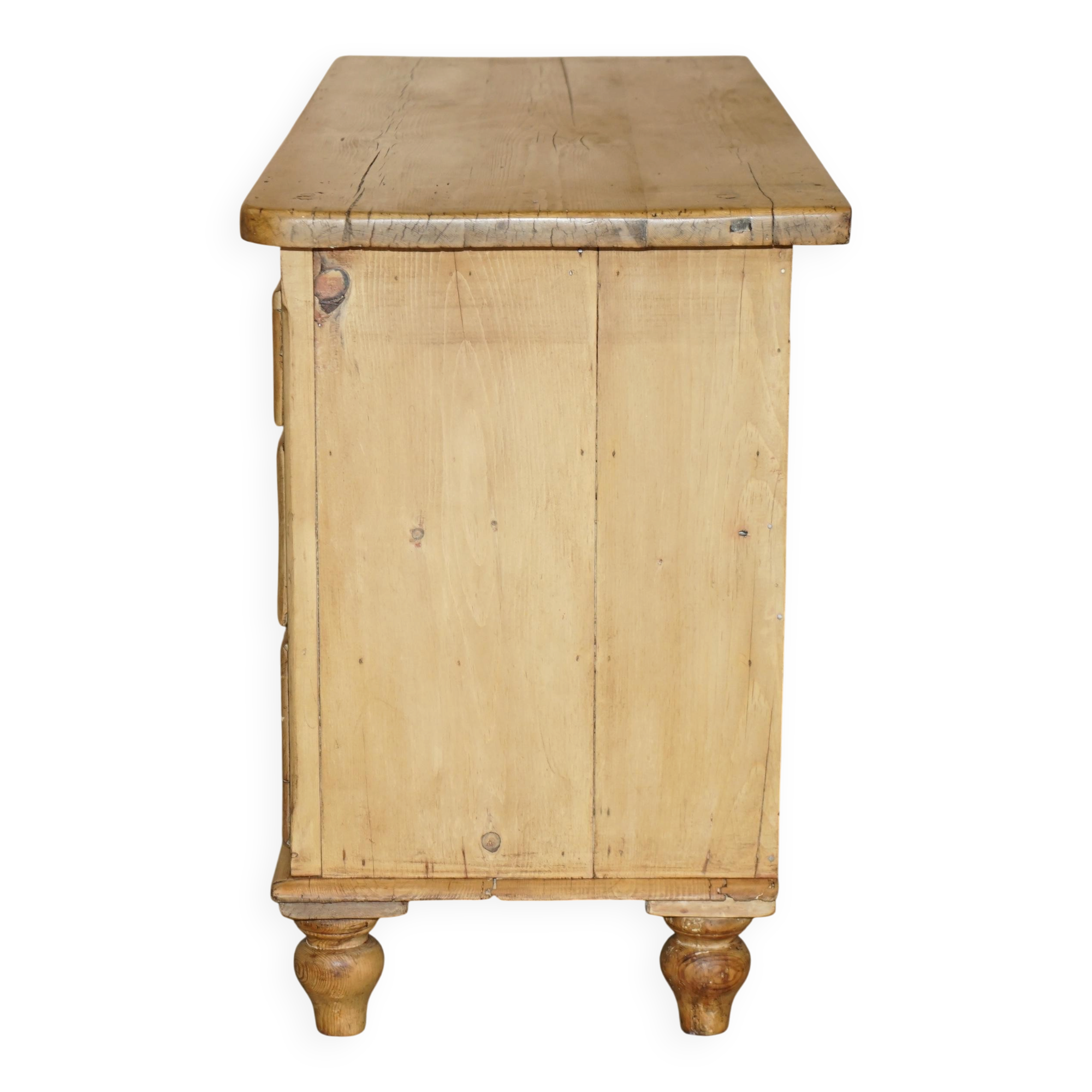 Restored Antique Régisseuse Buffet in Pine, Circa 1860