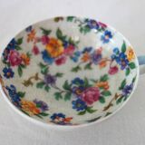 5 vintage flower pattern cups and saucers