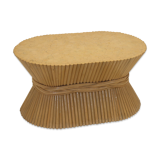 Bamboo coffee table made by McGuire