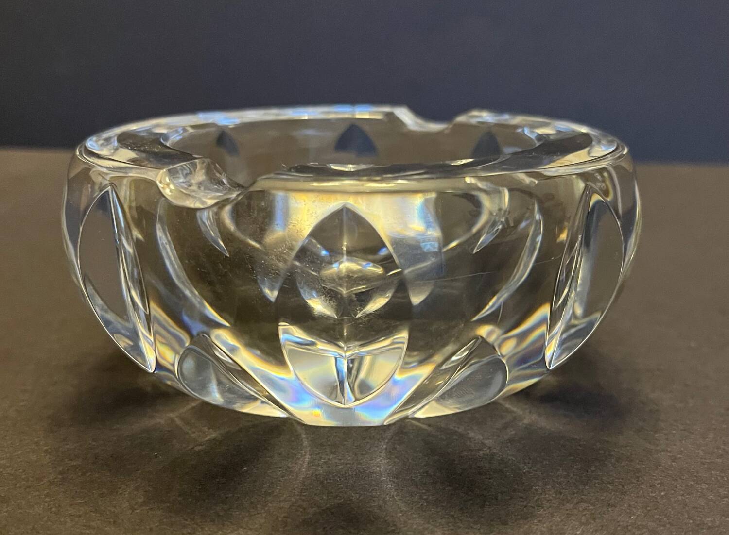 Baccarat crystal ashtray